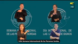 Confederación Estatal de Personas Sordas (CNSD) firma un manifiesto en el marco de la semana internacional de las personas sordas. - CNSD