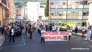 Hospital Virgen del Castañar protestas 2