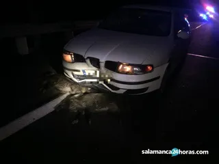 Accidente jabalí. Foto de archivo