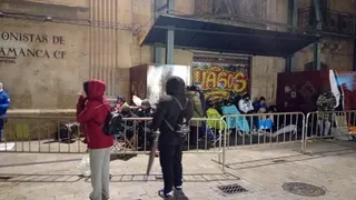 Cola de Unionistas para las entradas contra el Barcelona FC