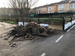 Miranda de Azán inundaciones enero 2023