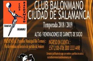 Cartel socios 2018 2019
