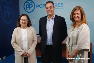 María Jesús Moro, Salvador Cruz y María del Carmen Sánchez Bellota