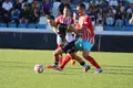 Willy Chatiliez, en una acción contra el Lugo.