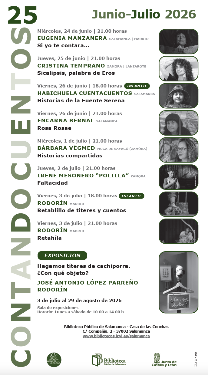 Programa Completo Del Festival Cuenta Cuentos