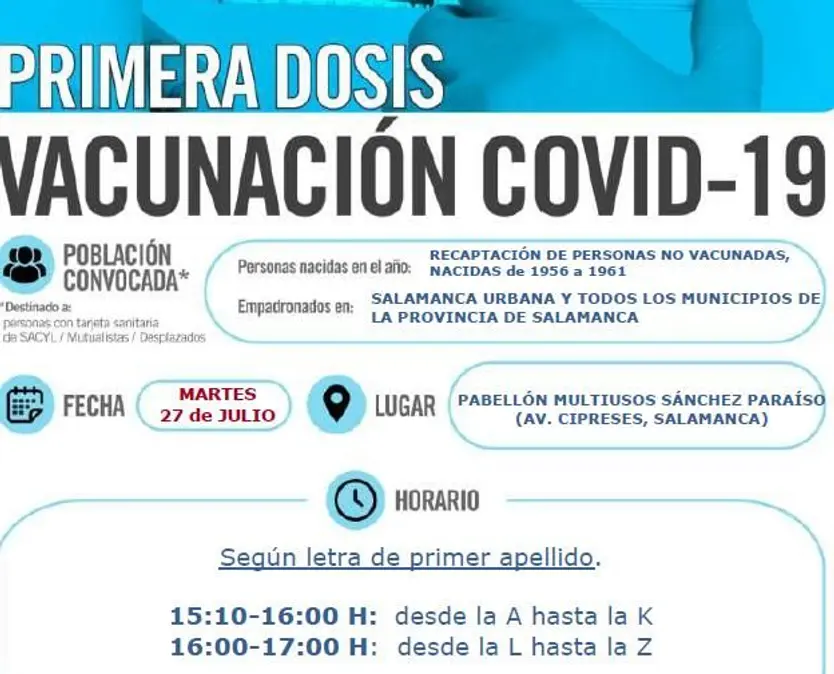 Primeras dosis 1956 1961