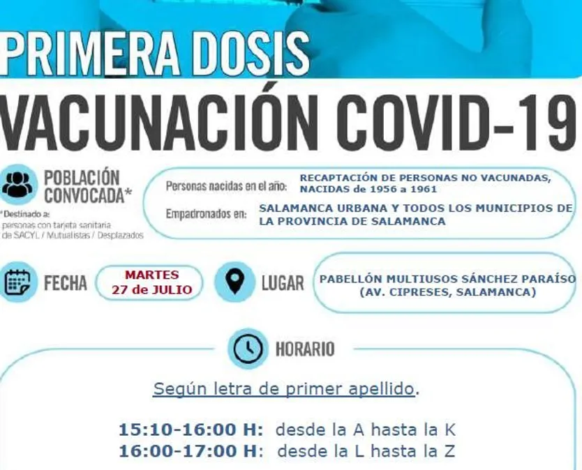 Primeras dosis 1956 1961