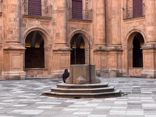 Patio de la Universidad Pontificia de Salamanca (UPSA). Foto de archivo | S24H