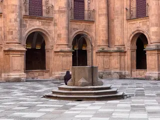 Patio de la Universidad Pontificia de Salamanca (UPSA). Foto de archivo | S24H