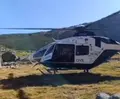 Rescatado en helicóptero un escalador herido tras sufrir una caída en Hoyamoros, en Candelario
