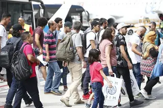 Llegan a Salamanca otros ocho refugiados procedentes de Grecia