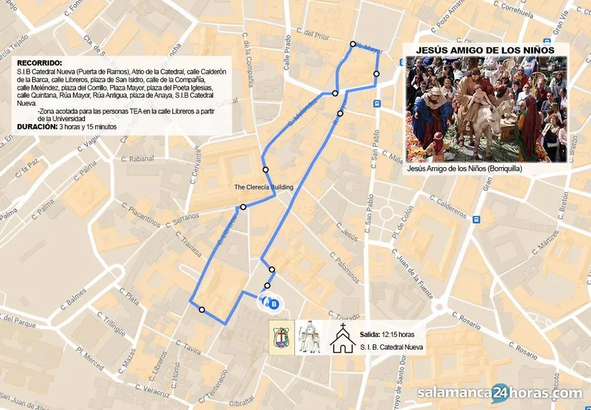 Recorrido borriquilla 2025