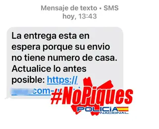 Falsos envíos | Policía Nacional