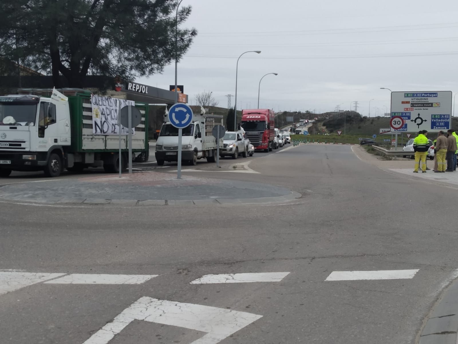 Protesta agraria en La Salle (1)