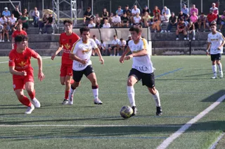 Imagen del derbi entre el Salamanca CF UDS LN y la UD Santa Marta LN | FOTO ANDREA MATEOS