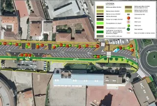 Plano proyecto avenida de la Merced