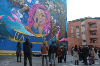 Inauguración del mural "Haz que cuente" en Santa Marta | Mateo G.J.
