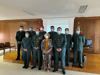 Presentación de los equipos de la Guardia Civil de Viogen