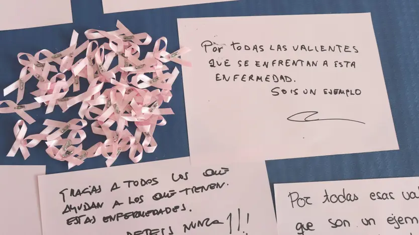 Día mundial contra la lucha del cáncer de mama en el hospital de Salamanca