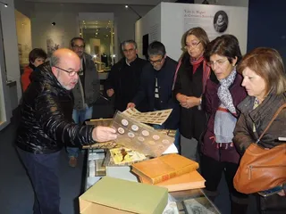 Encuentro con el coleccionista Manuel Belda en la exposición ‘Cervantes, lengua del alma’
