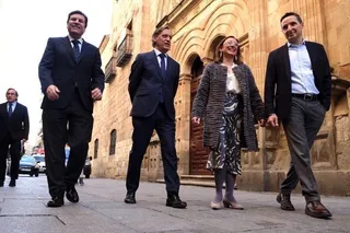 Fernández Carriedo, Carlos Carbayo y María Corral en el programa DIGIS3. Foto ICAL