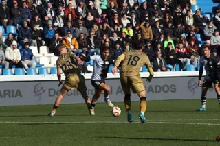 Álvaro Gómez, ante la Real B | FOTO SALAMANCA24HORAS.COM | FOTO SALAMANCA24HORAS.COM