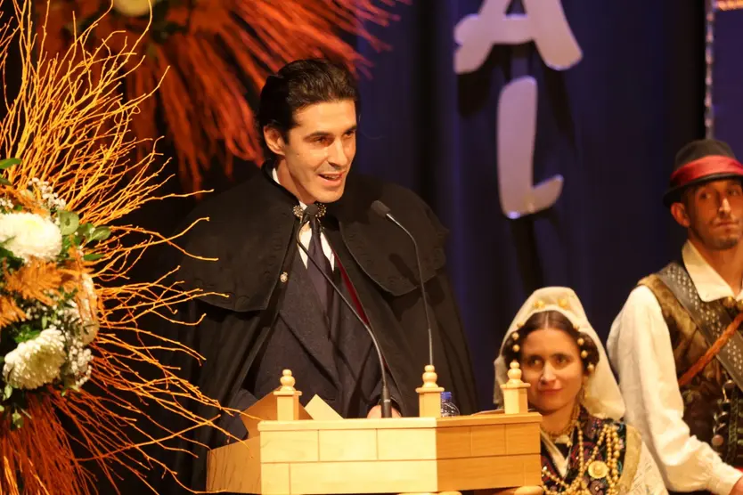 Alejandro Talavante en el pregón mayor del Carnaval del Toro 2026
