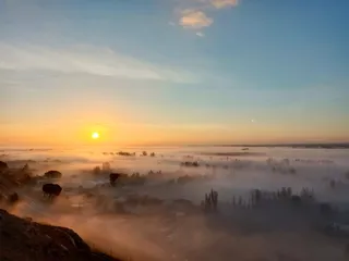 Amanecer en Cabrerizos. Foto: Ángel Sánchez