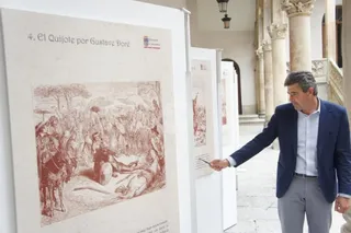 El Quijote de Doré, primero de los homenajes culturales de la Diputación a Cervantes