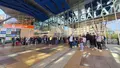 Minuto De Silencio Por La Huelga Convocada Por Los Maquinistas En La Estación De Tren