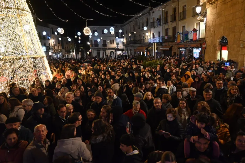 Encendido de las luces de Navidad en Ciudad Rodrigo