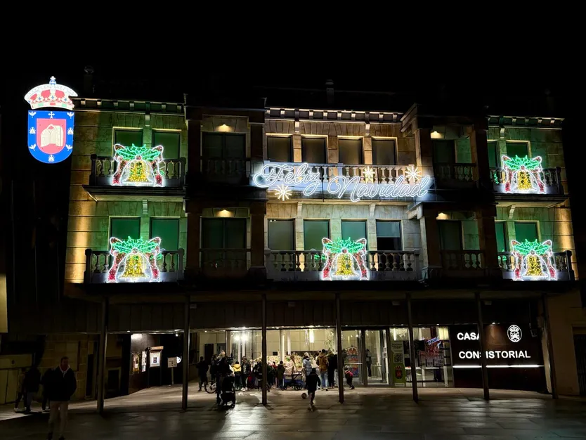 Encendido de las luces de Navidad en Guijuelo