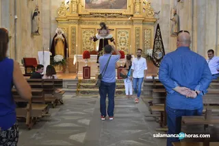 Reparación de la imagen titular de la cofradía de la parroquia de San Sebastián (11)