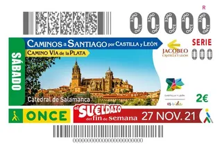 Salamanca protagonizará el cupón del sorteo de la ONCE de este sábado