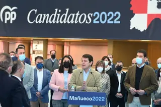 Alfonso Fernández Mañueco en la presentación de los candidatos del PP | ICAL