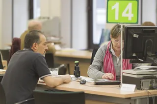 Búsqueda de empleo. Foto de archivo