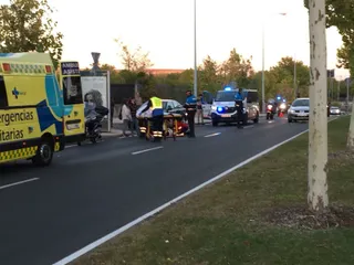 Atropello en la avenida Salamanca
