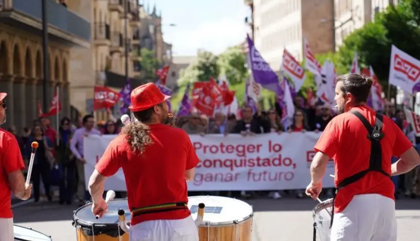 Manifestación del 1 de Mayo. Foto: PSOE de Salamanca
