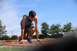 Diego Ruiz antes de su viaje a los Juegos Paralímpicos Europeos de la Juventud en Turquía | Andrea Mateos
