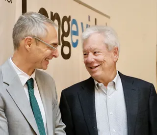 El Nobel de Economía Richard Thaler y el rector de la USAL, Pablo Rivero | Foto: Susana Martín (Agencia ICAL)