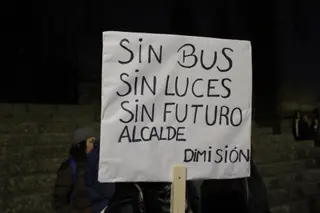 Concentración en Béjar para pedir la dimisión del alcalde