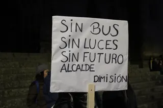 Concentración en Béjar para pedir la dimisión del alcalde