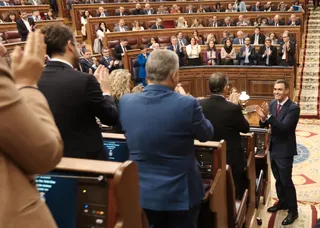 Investidura de Pedro Sánchez. Foto de Juan Lázaro / ICAL