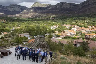 El presidente de la Junta en Navarredondilla