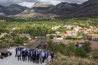 El presidente de la Junta en Navarredondilla