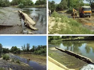 Comienza la primera fase de las obras de rehabilitación de la presa de La Pesquera