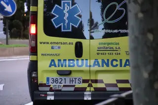 Ambulancia en Salamanca.