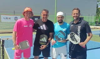 Ángel Trigo, Alberto López, Louis Laville y Carlos Pérez