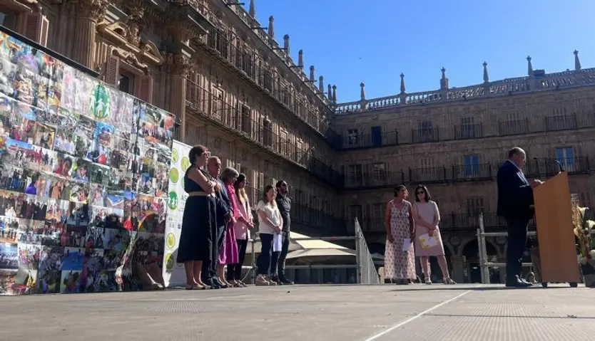 ASPACE Salamanca en la Plaza Mayor
