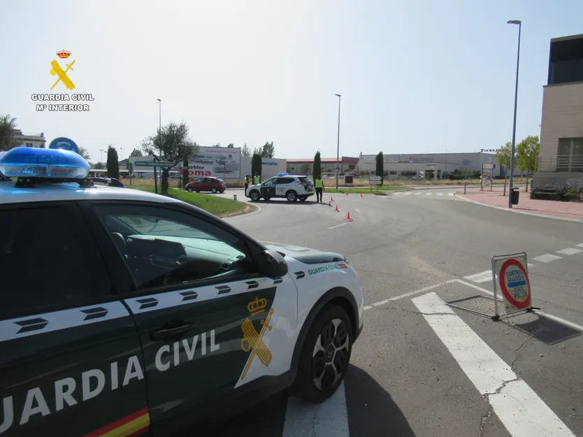 Guardia Civil en Guijuelo. Foto de archivo
